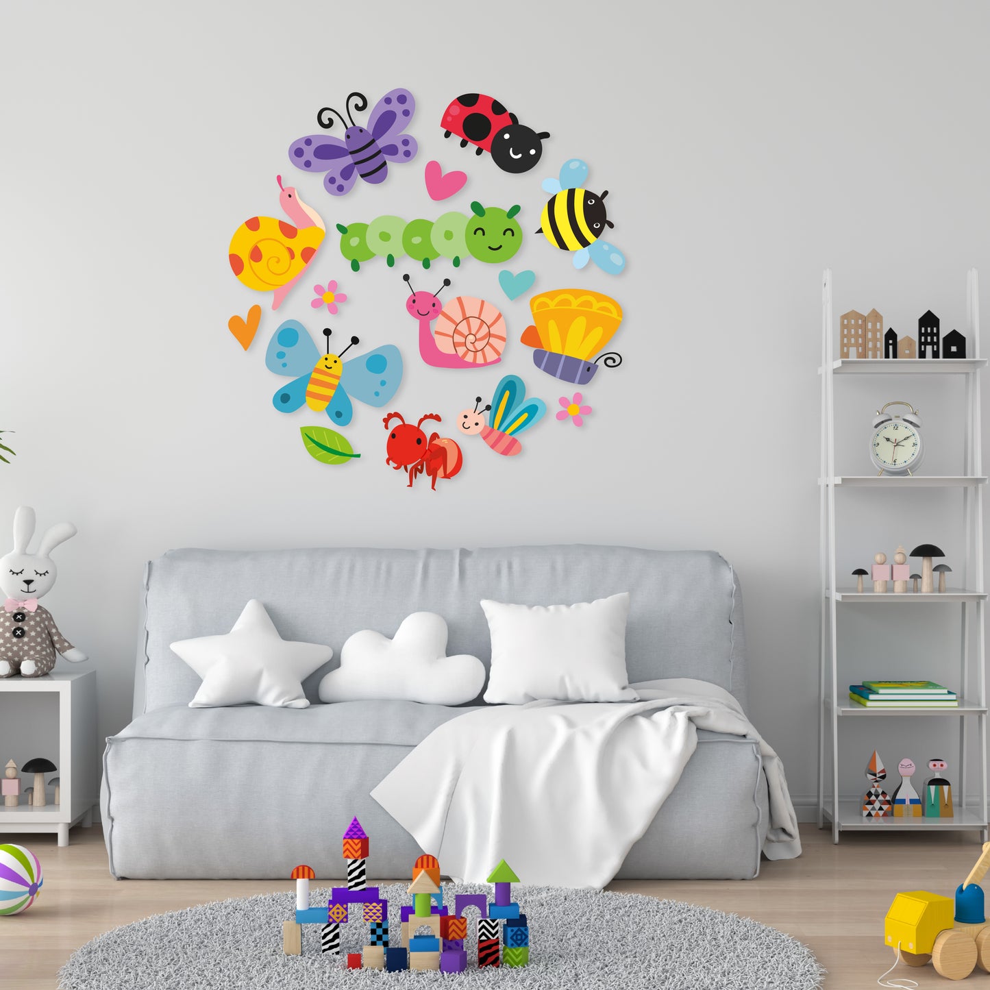 Custom Wall Decals - Fluttering Insects: Insect Collection Wall Decal Menagerie