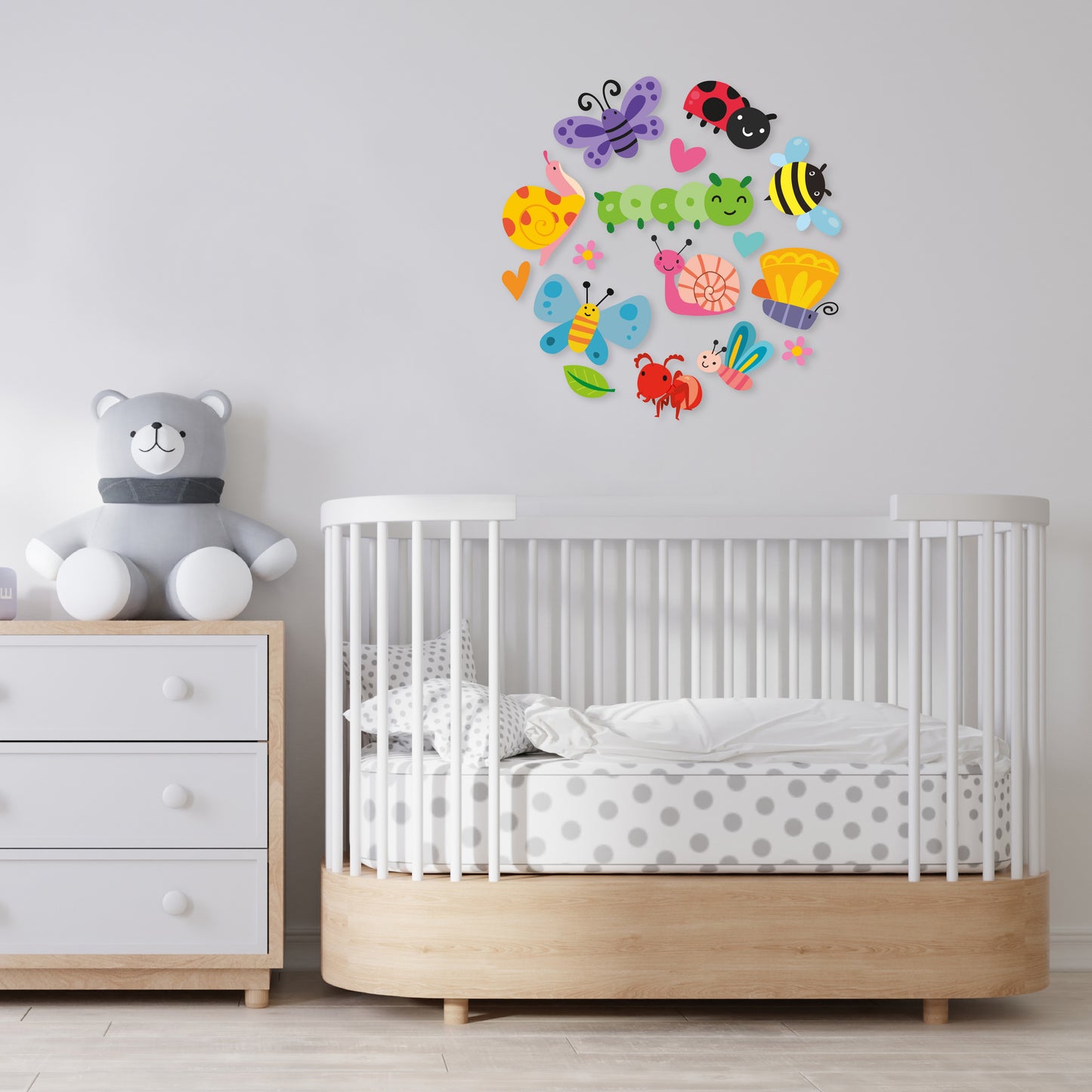 Custom Wall Decals - Fluttering Insects: Insect Collection Wall Decal Menagerie