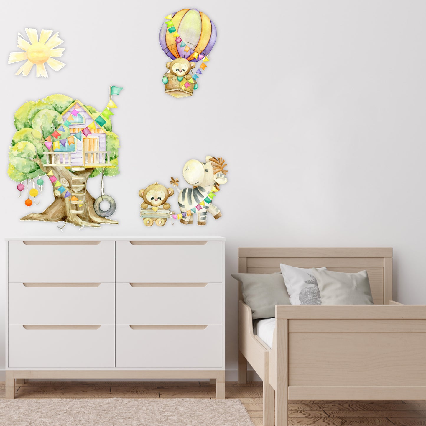 Custom Wall Decals - Treehouse Tales: Tree and Toys Wall Decal Adventure!