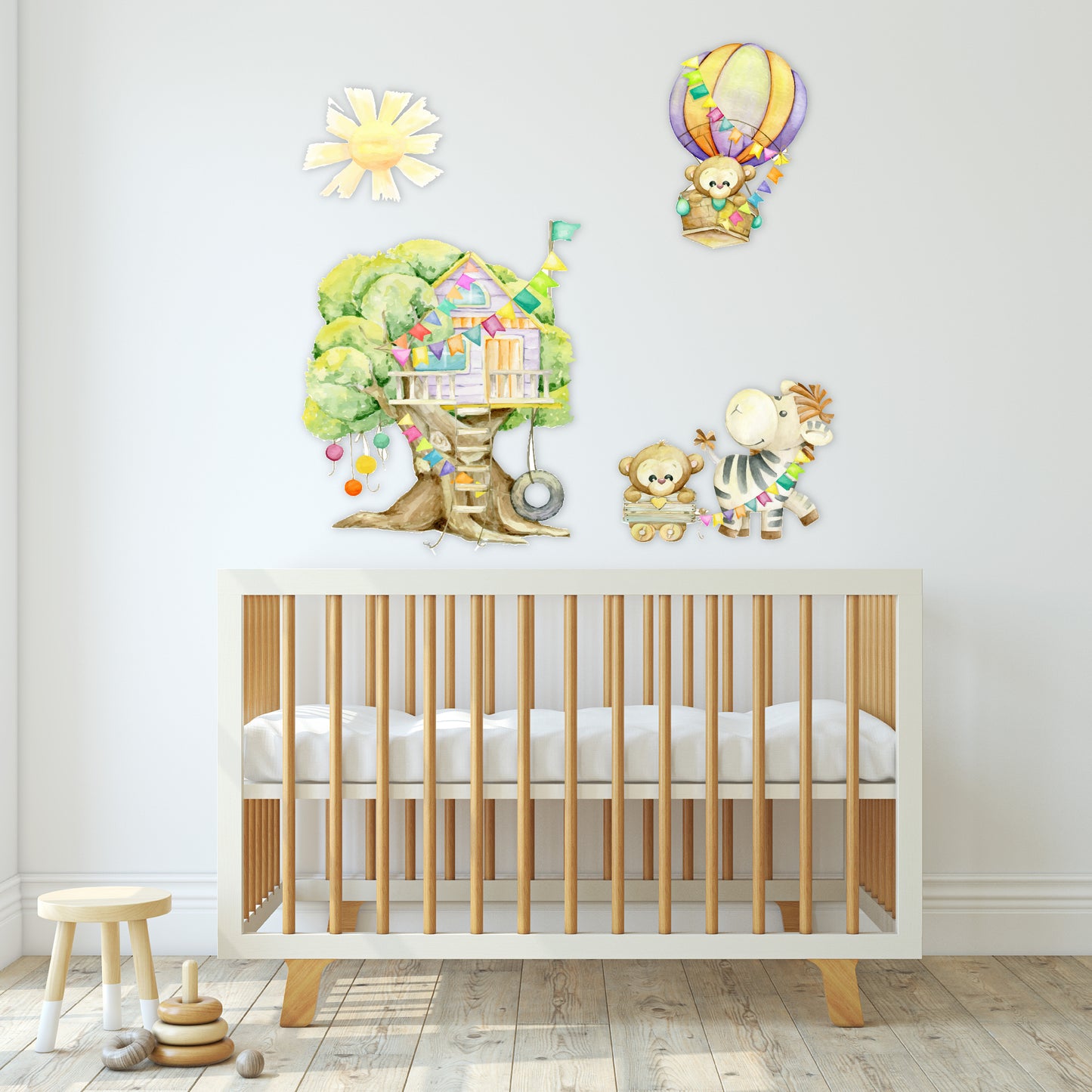 Custom Wall Decals - Treehouse Tales: Tree and Toys Wall Decal Adventure!