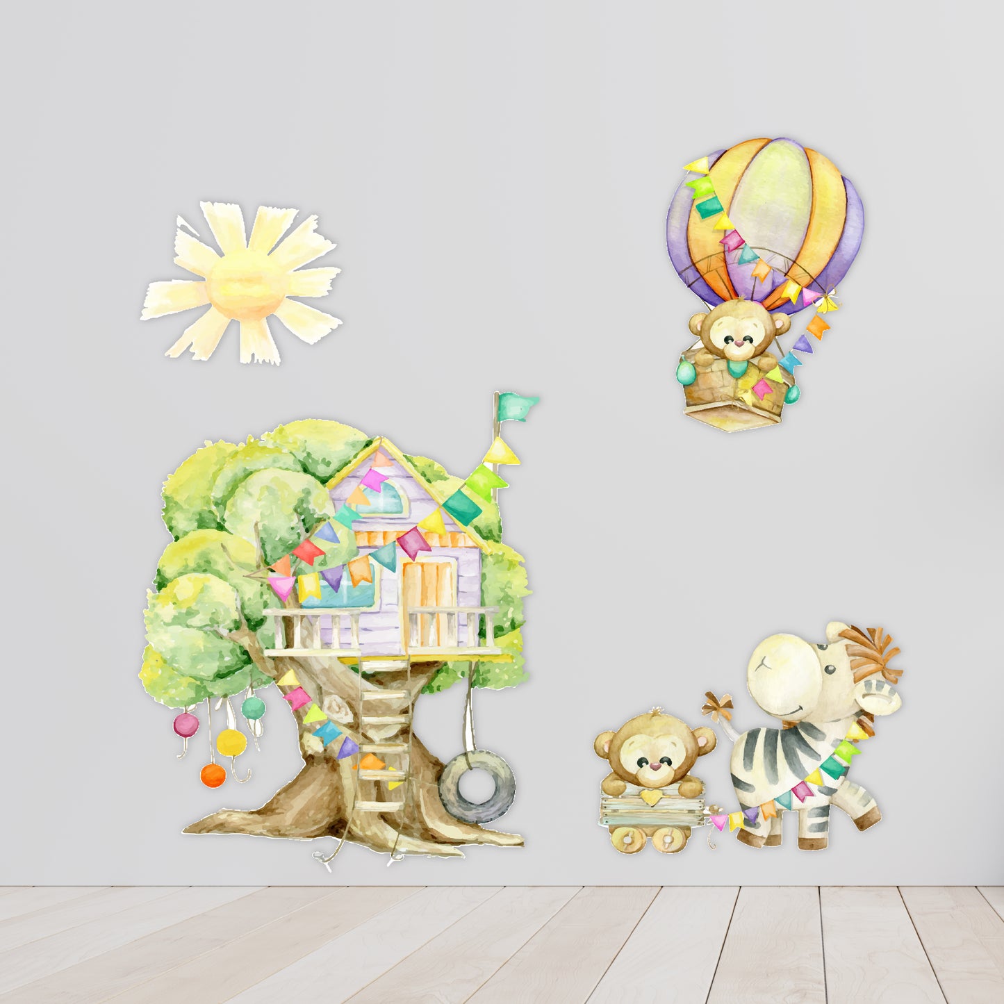 Custom Wall Decals - Treehouse Tales: Tree and Toys Wall Decal Adventure!