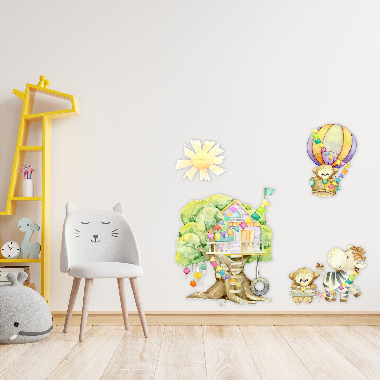 Custom Wall Decals - Treehouse Tales: Tree and Toys Wall Decal Adventure!