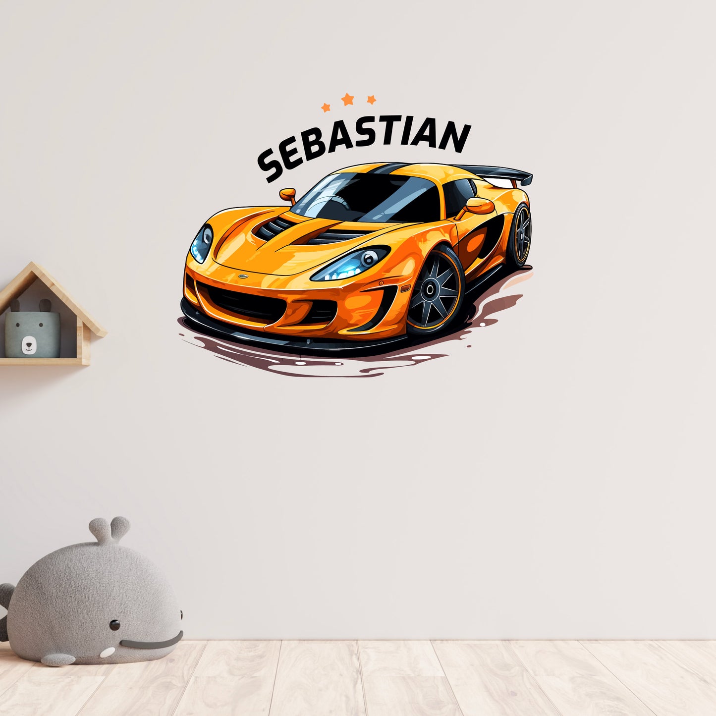 Custom Wall Decals - Custom Name Lotus Exige Wall Decal: Speed and Elegance