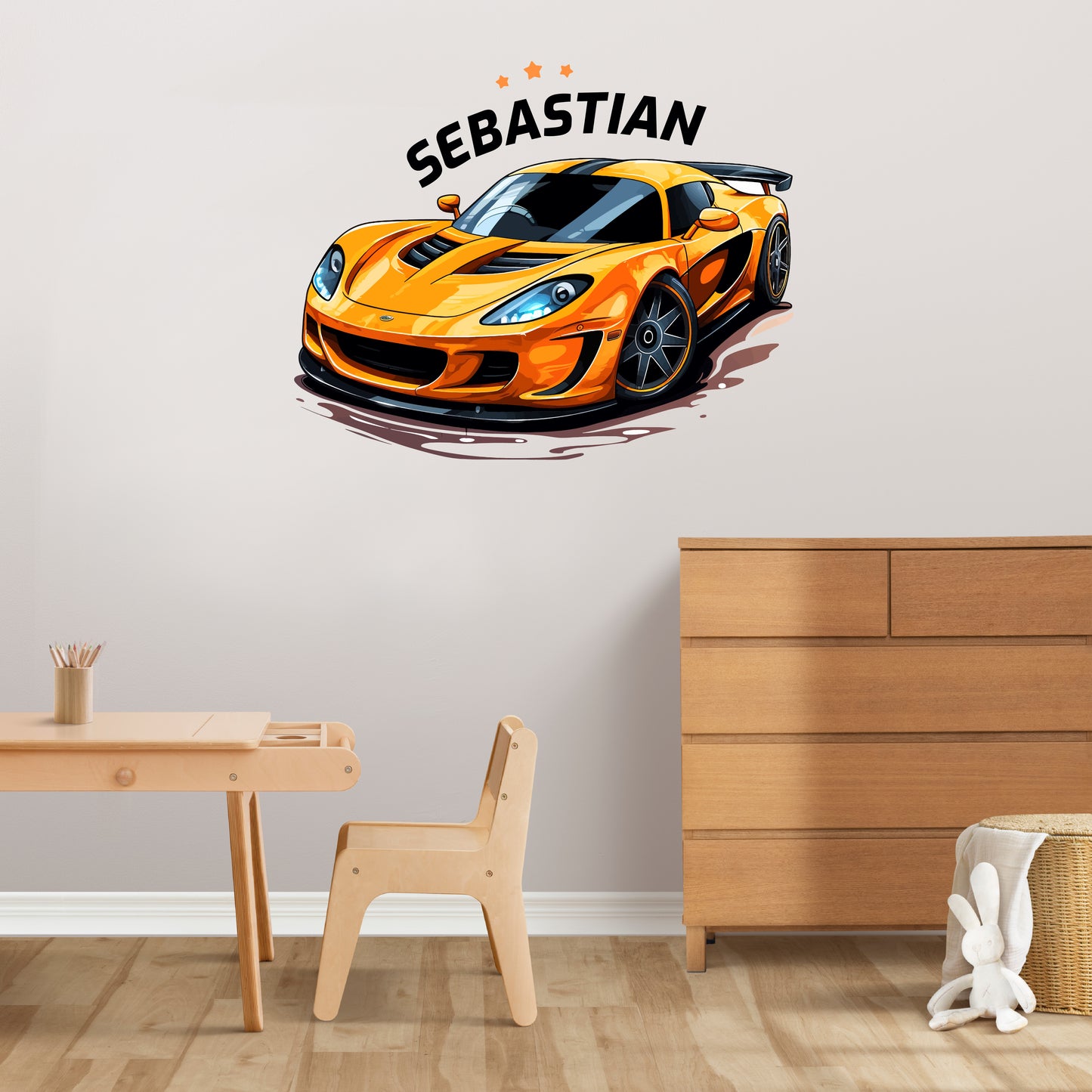 Custom Wall Decals - Custom Name Lotus Exige Wall Decal: Speed and Elegance