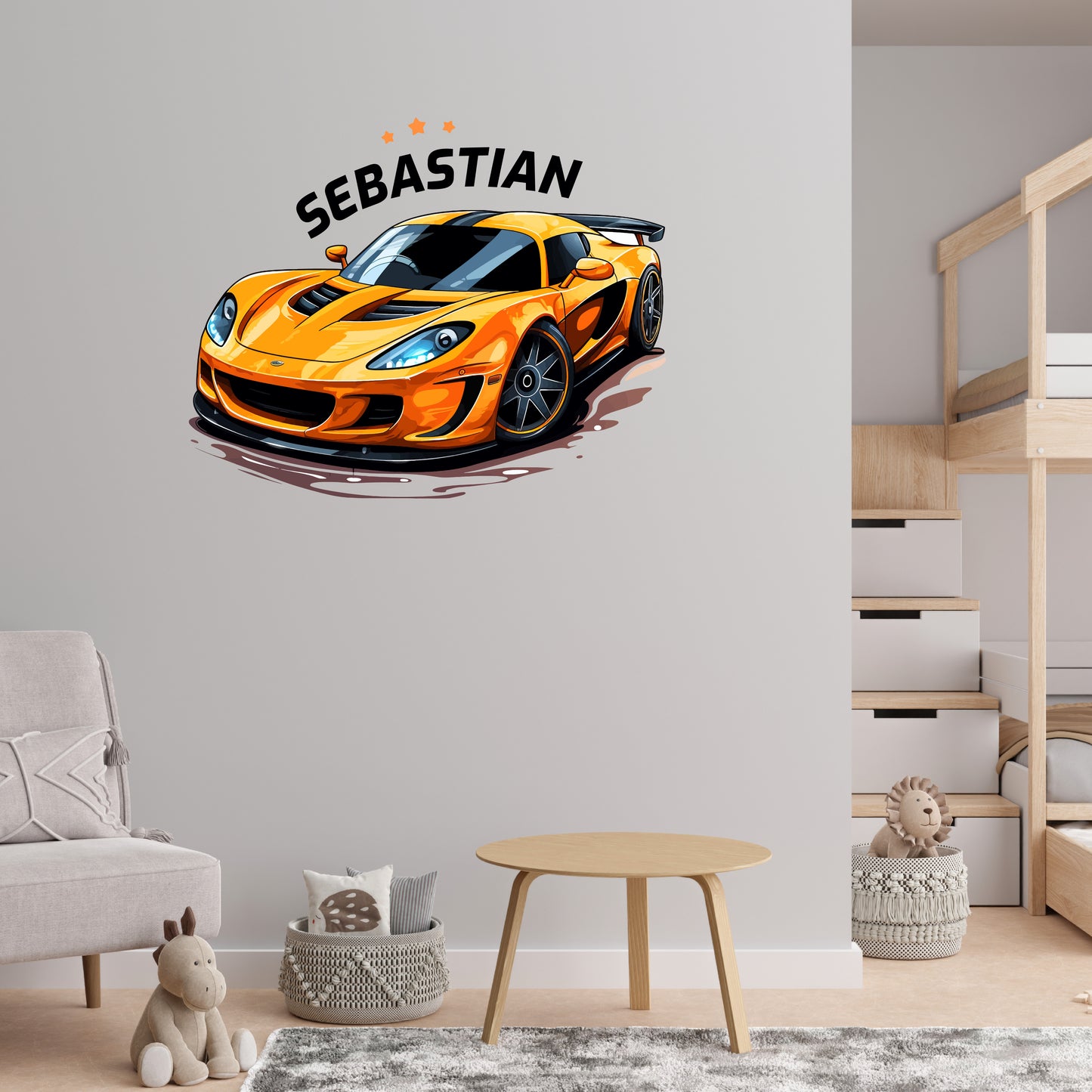 Custom Wall Decals - Custom Name Lotus Exige Wall Decal: Speed and Elegance