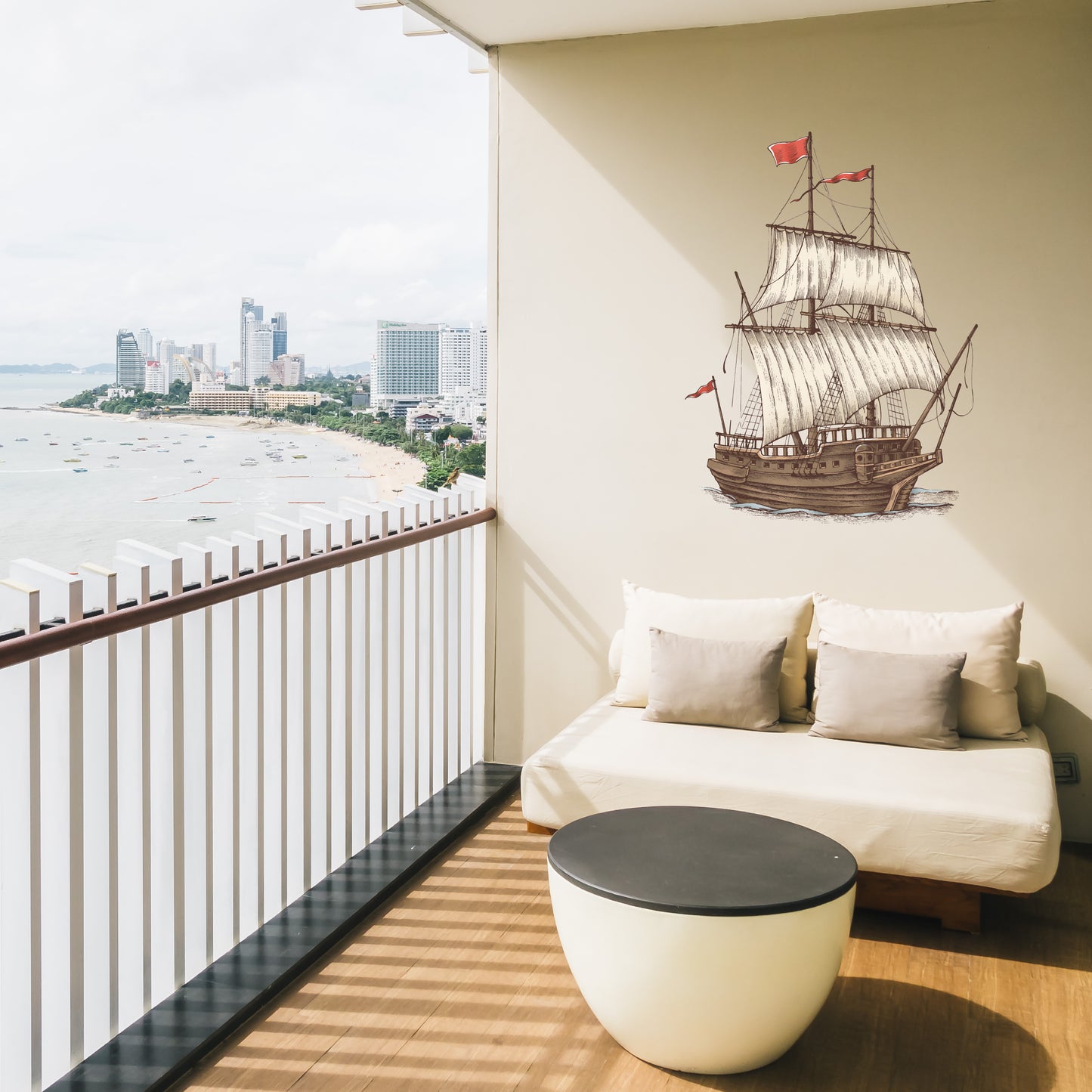 Custom Wall Decals - Pirate's Voyage: Pirate Ship Wall Decal Adventure