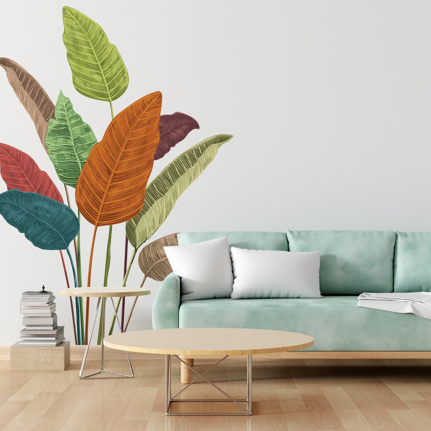 Custom Wall Decals - Palm Leaf Paradise: Palm Leaf Wall Decal Ensemble